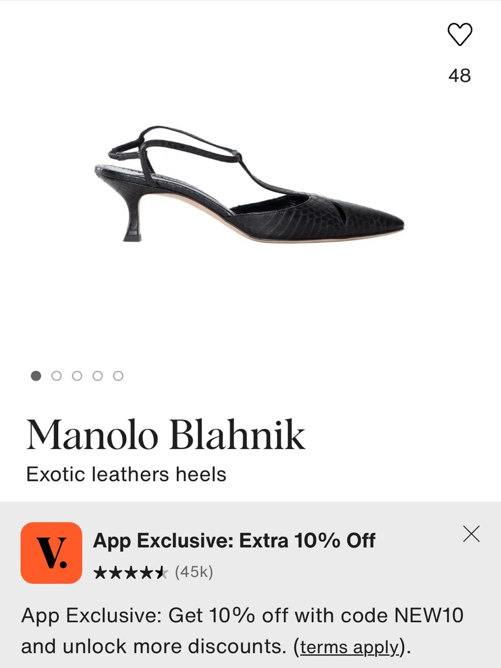 ISO Manolo Blahnik Black Snakeskin Turgimod Kitten Heel